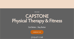 Desktop Screenshot of capstoneptfit.com